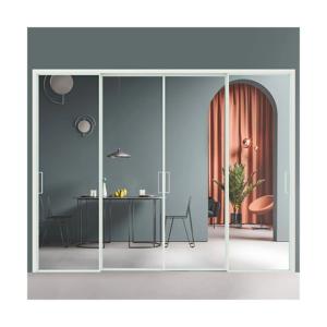 Wholesale Rolling Pull Aluminum Sliding Glass Door for Modernized Narrow Frame Interior Showers from china suppliers
