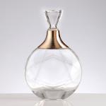 Body Material Glass 500ml Sealed Glass Bottle for XO Brandy and Whisky