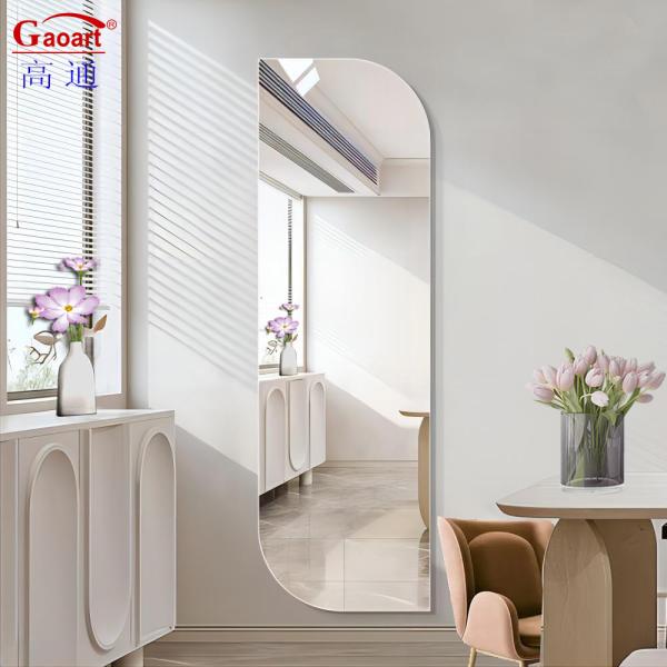 Wall Decor Full Body Length Beveled Dressing Mirror for Hallway Beauty Salon