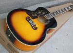 Factory Gibsons Custom 43 inch S 20 frets tobacco sunburst left acoustic guitar