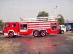 6x4 10m3 Fire Fighting Truck , Diesel Powered Heavy Duty Trucks