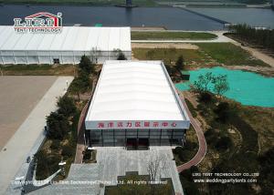 Wholesale Luxury Glass Wall Flat Roof Aluminum Tents For Office 20m X 40m X 8m from china suppliers