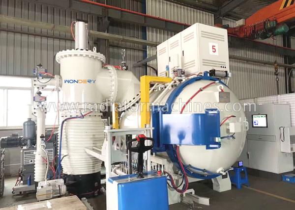 750 Degree Celcius Double Chamber Electric Vacuum Brazing Furnace For Bar Plate