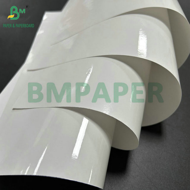 100% Waterproof Glossy 2 Side 100gram PE Coated Paper For Making Seed Package Bags 