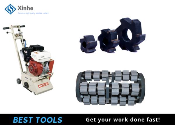 Concrete Milling Cutter & Spacers Washers Scarifier Parts For BEF Milling