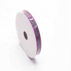 Wholesale Tartan Plaid Decorative Fabric Ribbon Pink / Green Color 5 - 100MM Width from china suppliers
