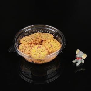 Wholesale High Transparency Disposable PET Round Bowl Cake Packaging Container from china suppliers