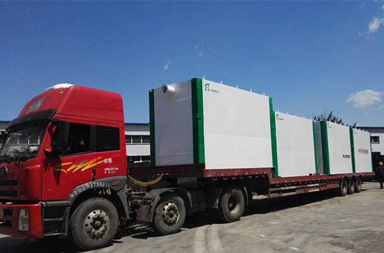 300*150*270cm Small Sewage Treatment Plant For Industrial Domestic Wastewater Treatment