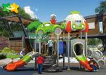Entertaiment Park Outdoor Play Equipment Plastic Embankment Slide Small