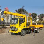 Small Truck Mounted Crane 4x2 Utility Truck Body with Crane 4 Ton Mobile Truck