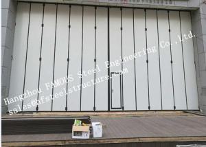 Wholesale Aluminum Alloy Frame Upper Track Industrial Accordion Doors For Aircraft Hangar from china suppliers