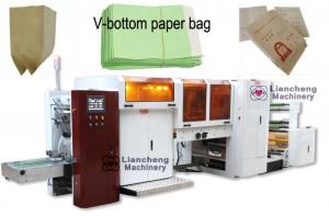 Wholesale LC-250 V-bottom Paper Bag making Machine (bag with window) food bags、bread bag ect from china suppliers