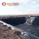Supply 0.75mm HDPE/PVC Geomembrane for Fish Farm Pond Liner Standard GB/ASTM GRI