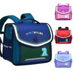 Cartoon Leather Boys Dinosaur Backpack Toddler Book Bags For 6 12 Years Old