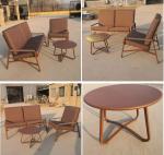 Attractive Design Modern Sofa Set Furniture Luxury Teak Wood Outdoor Patio