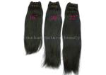 Natural Black Remy Virgin Human Hair Extensions Straight Type