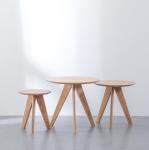 NO Folded Modern Nordic Wood Side Coffee Table Furniture Solid Wood Coffee Table