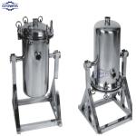 SS 304/316L Stainless Steel Magnetic Single Multi Cartridge Filter Housing for