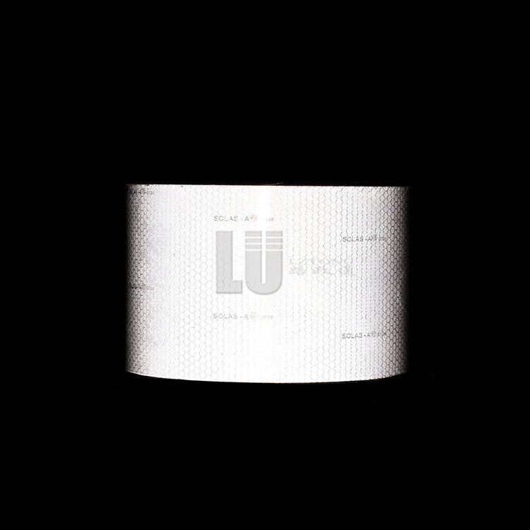 White PET/PVC Strong Adhesive Waterproof Reflective Tape for Life-Buoy