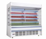Designer open showcase chiller/Supermarket display refrigerator/Upright cabinet