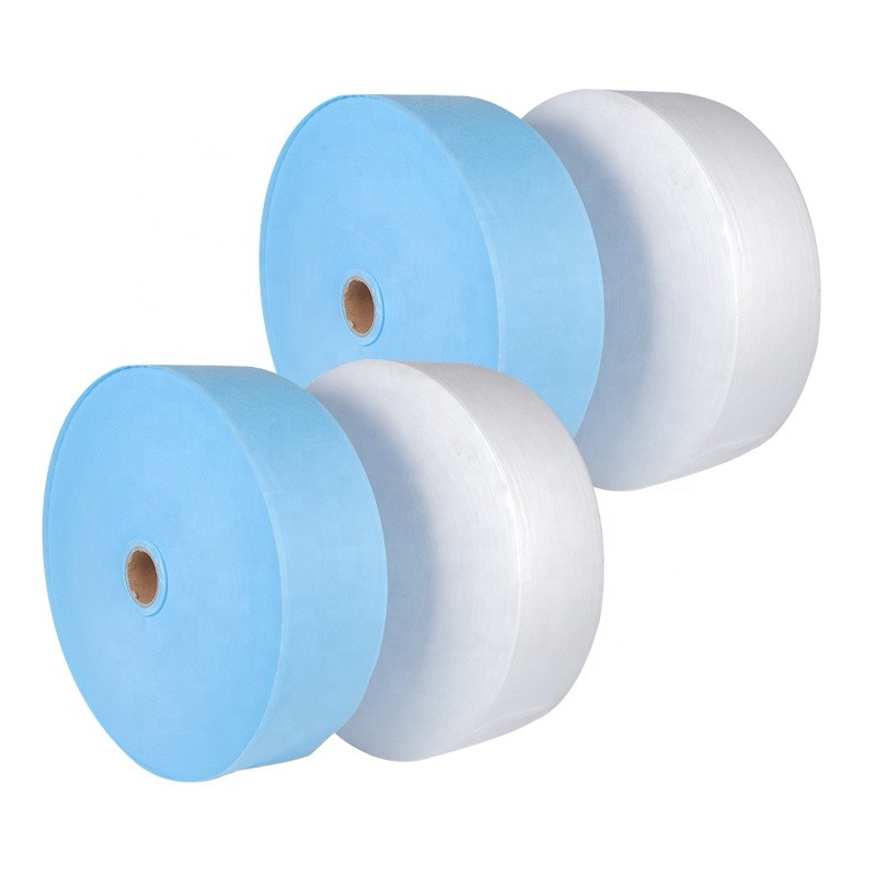Spunbond Medical Non Woven Fabric In Roll Waterproof Medical Disposable Mask Fabric