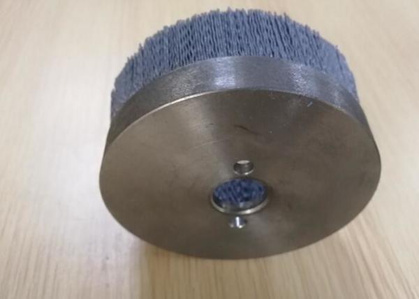 Metal Base CNC Deburring Brushes / Nylon Abrasive Filament Brushes With Locating