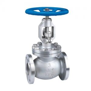 China DN20 PN25 Stainless Steel Globe Valve Flange Type A351 CF8 on sale