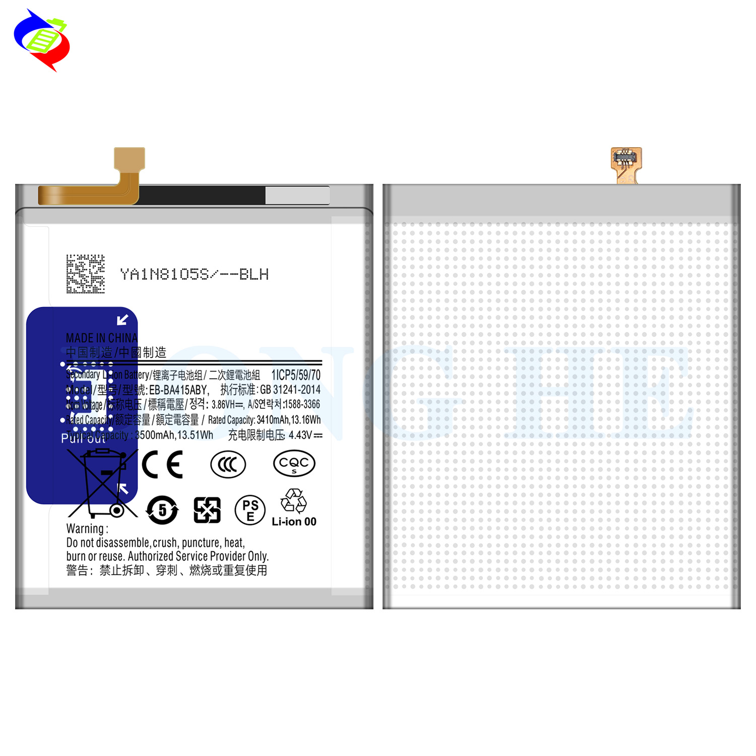 EB-BA415ABY for Samsung Galaxy A41 A415F 3500mAh Battery Capacity 3000mAh-3500mAh