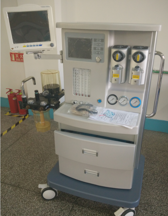 Medical Equipment Anestesia Machine Portable The Anesthesia Machine With Two Vaporizers Veterinary
