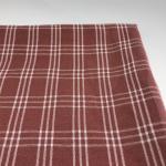 yarn dyed Weave 59" 135gsm Check And Stripe Fabrics Red Gingham Material