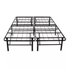 Metal Tube Platform California King Bed Frame With Storage for Modern Bedroom