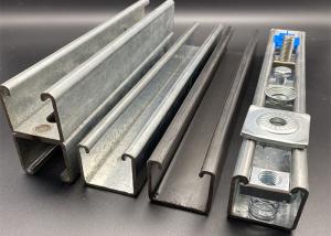 Wholesale OEM Pre Galvanized Unistrut Strut C Channel HDG Q235 HVAC System from china suppliers