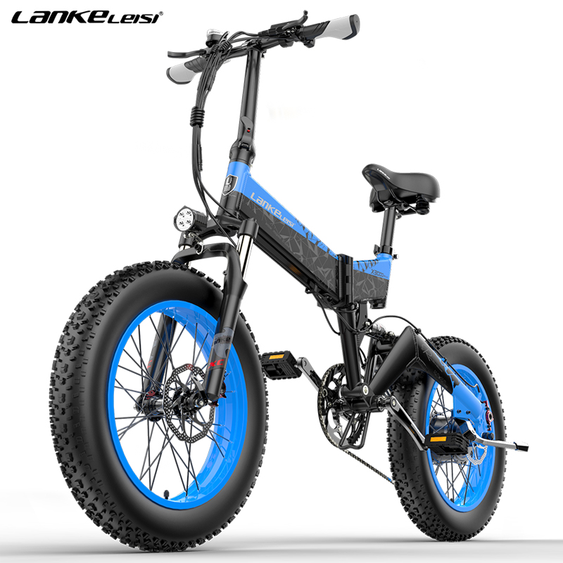 X3000Plus 20 Inch Electric Mountain Bike 48V , 35km/H 20 Fat Tire Ebike