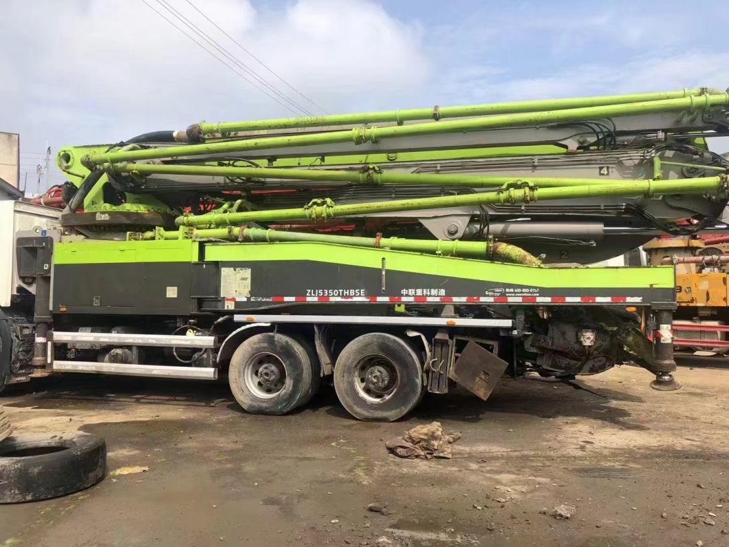 20 Years Zoomlion 52 Meters Used Concrete Pump Truck for Sale