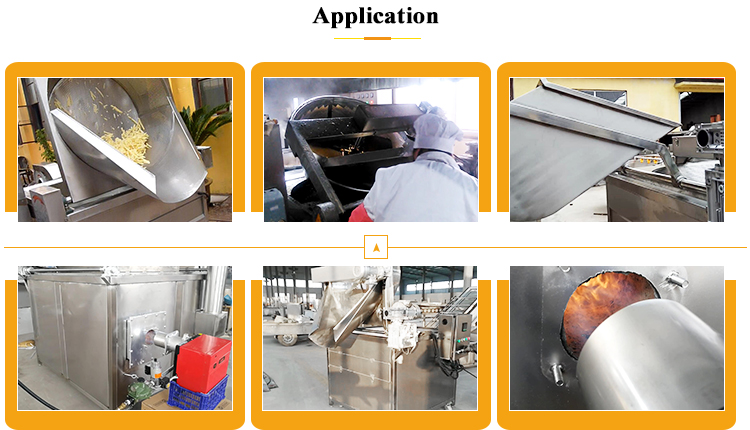 Automatic Temperature Control System Peanuts Frying Machine with De-oil Function