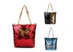 Fashion magic shifting color unilateral sequins ladies shoulder bag shopping bag