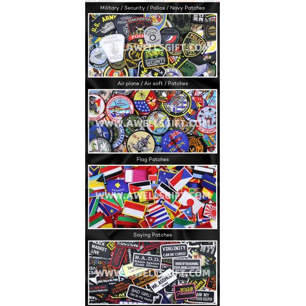 REVERSE American FLAG Embroidered Patch Patriotic USA US Embroidery Patch Brand New US Flag Shoulder Patch