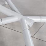 Outdoor Furniture Patio Swing Hanging Egg Chair with Steel Frame and Rope Weave