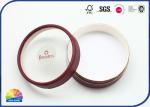 Visible Plastic Lid Round Paper Gift Box Powder Puff Package