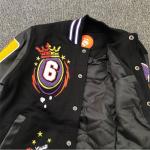 Custom Varsity Jacket Leather Ribbed Sleeve Chenille Embroidery Layer Letter