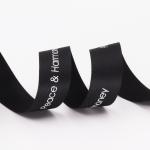 Gift Wrapping Printed Cotton Ribbon Various Color With OEM Services
