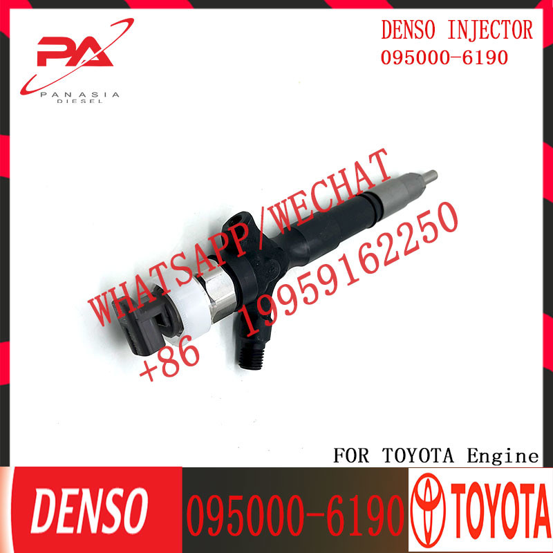 Common Rail Fuel Injector 23670-09060 23670-0L010 095000-6190 for Diesel Engine 2KD-FTV D4D