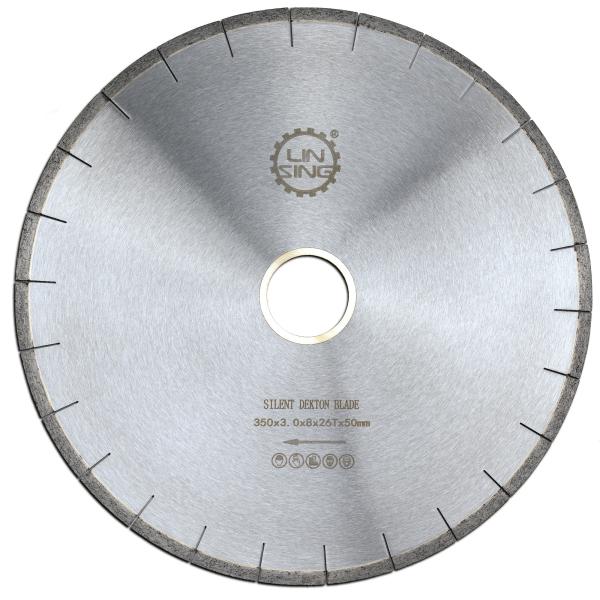 Dekton Cutting with High Frequency Welding Diamond Saw Blade and ALLOY STEEL