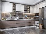 High End Design Lacquered Finish Modern Modular Kitchen Cabinets