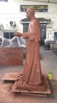Religious Figures Copper Famous Portrait Sculpture For Exhibition Hall