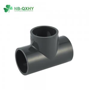 Wholesale Samples US 5/Piece Wall Thickness Pn10 PVC Pipe Fitting DIN Pn16 225mm Plastic Pipe Tee from china suppliers