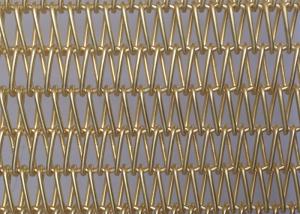 Wholesale PVD Copper Curtain Metal Spiral Wire Mesh Oxidation Resistance from china suppliers