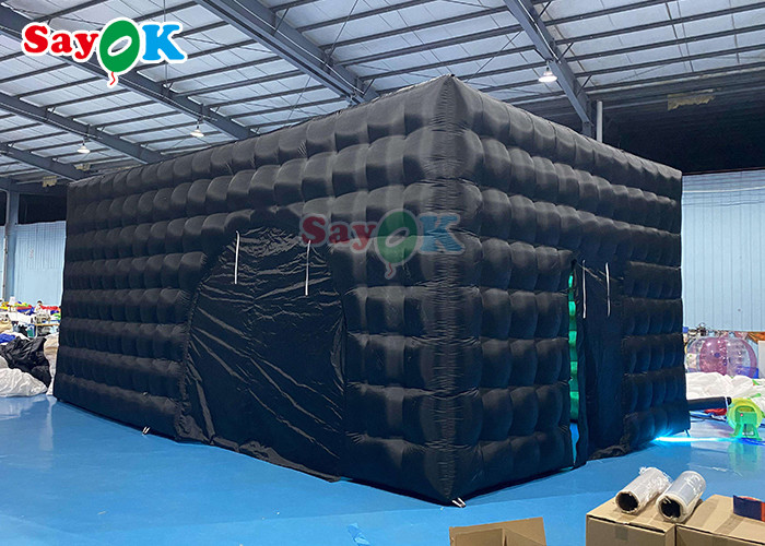 Advertising Nightclub Inflatable Cube Tent Strong Oxford Cloth Material