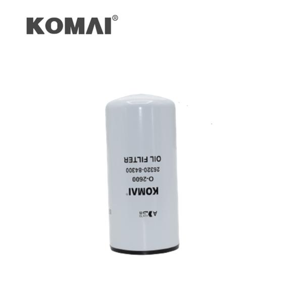KOMAI Fuel Oil Filter 26320-84300 2632084300 For Hyundai Truck Excavator Diesel