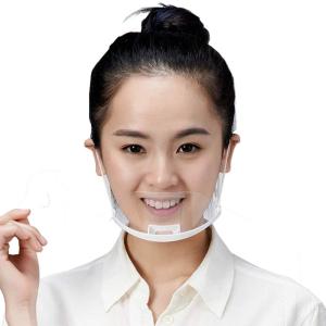 Wholesale Food Service Sanitary Transparent Plastic Mouth Cover from china suppliers